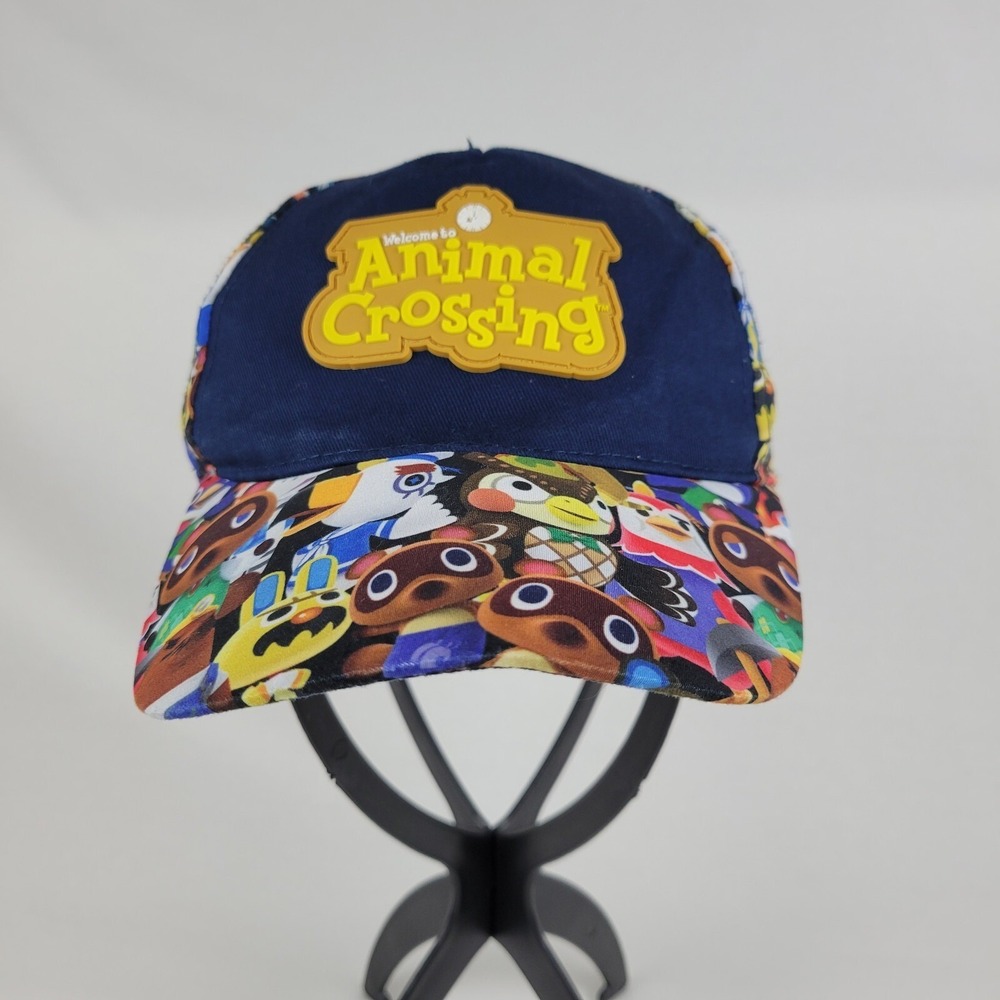 Nintendo Animal Crossing Snapback Hat Youth Size Multicolor Baseball Cap